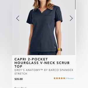 Grey’s Anatomy Scrub Top